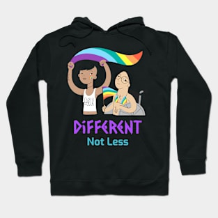 Different Not Less, Gay Pride Hoodie